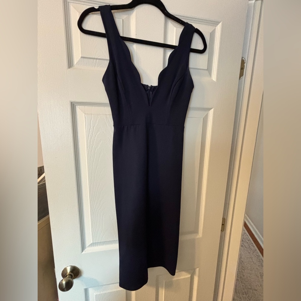 Lulu's Midnight Blue Midi Dress